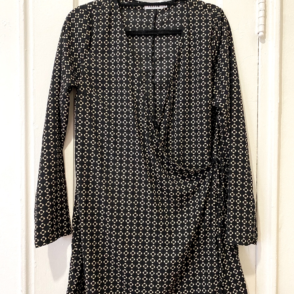 Mini Patterned Shift Dress